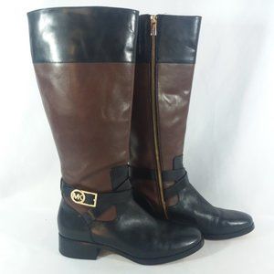 Michael Kors Jet Set 6 Leather Riding Boots 9M